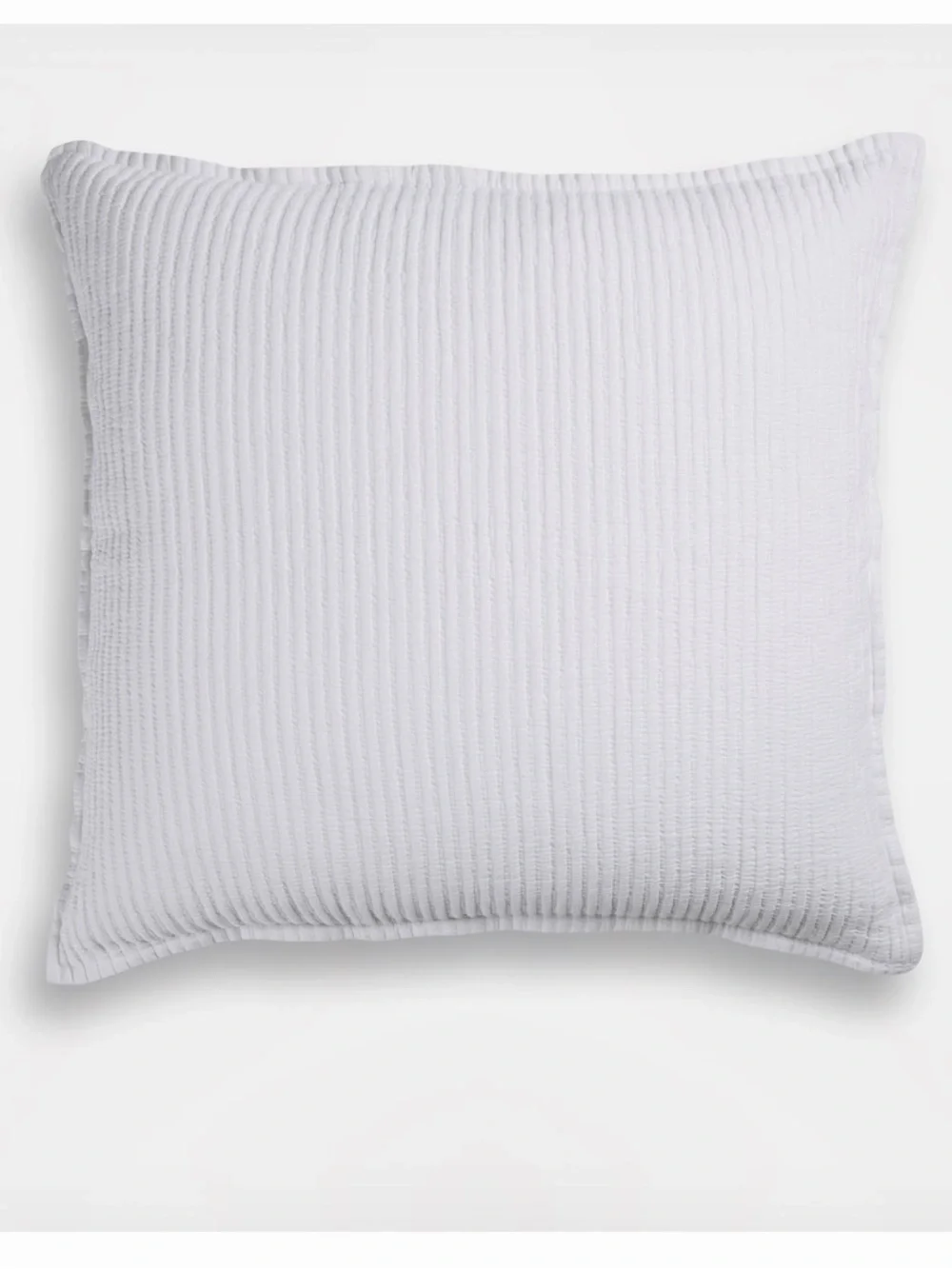 Parachute Matelasse Set of 2 Euro Shams Grey 100% Cotton 26x26 Made in Portugal